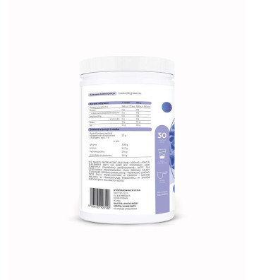 Suplement diety Kolagen Hydrolizowany Typu I & III 600 g tył