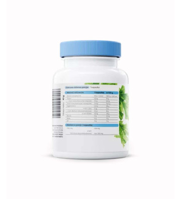 Suplement diety Omega-3 Vegan (Vital), 250mg DHA - 60 kapsułek miękkich, wegańskich bok