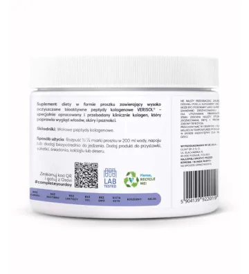 Kolagen Włosy, Skóra i Paznokcie - 150g - Osavi 4