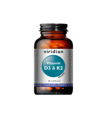 Vitamin D3 and K2 90 pcs. - Viridian