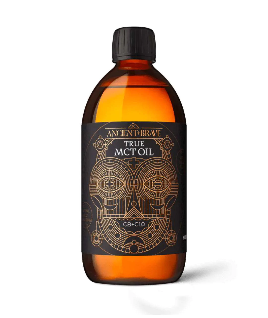 TRUE MCT OIL 500ML close-up.