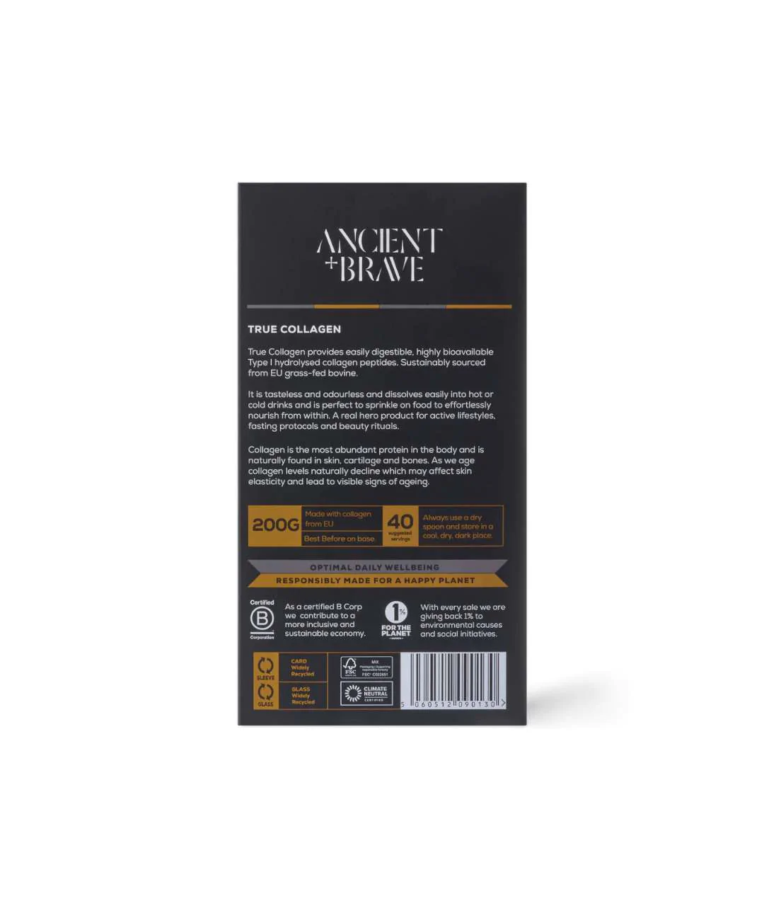 TRUE COLLAGEN 200G back pack