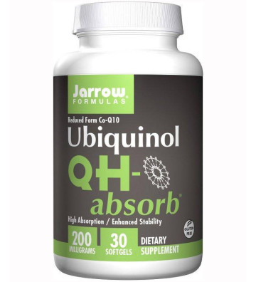Ubiquinol QH-absorb, 200mg - 60 softgels package