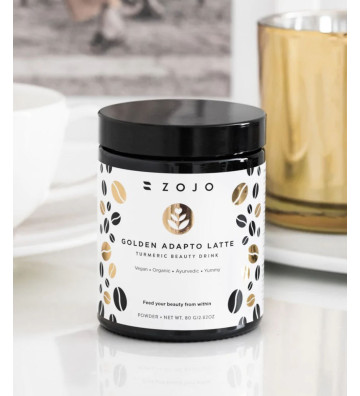Golden Adapto Latte (Golden Milk) 80g - ZOJO Beauty Elixirs 3