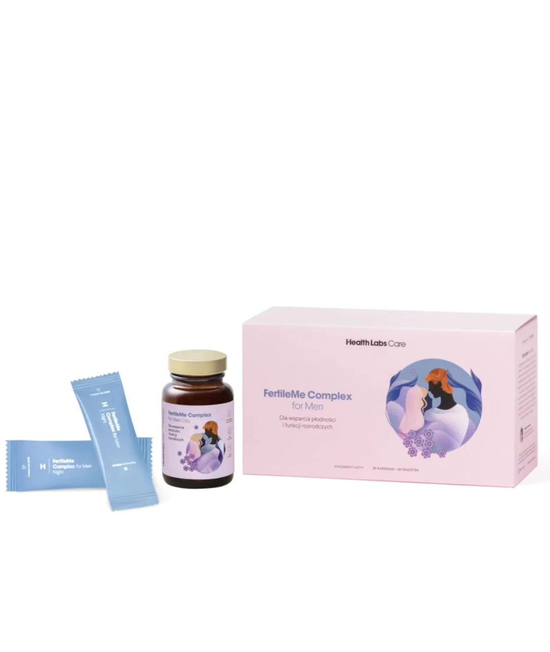 Suplement diety FertileMe Complex for Men 30 kapsułek i 30 saszetek