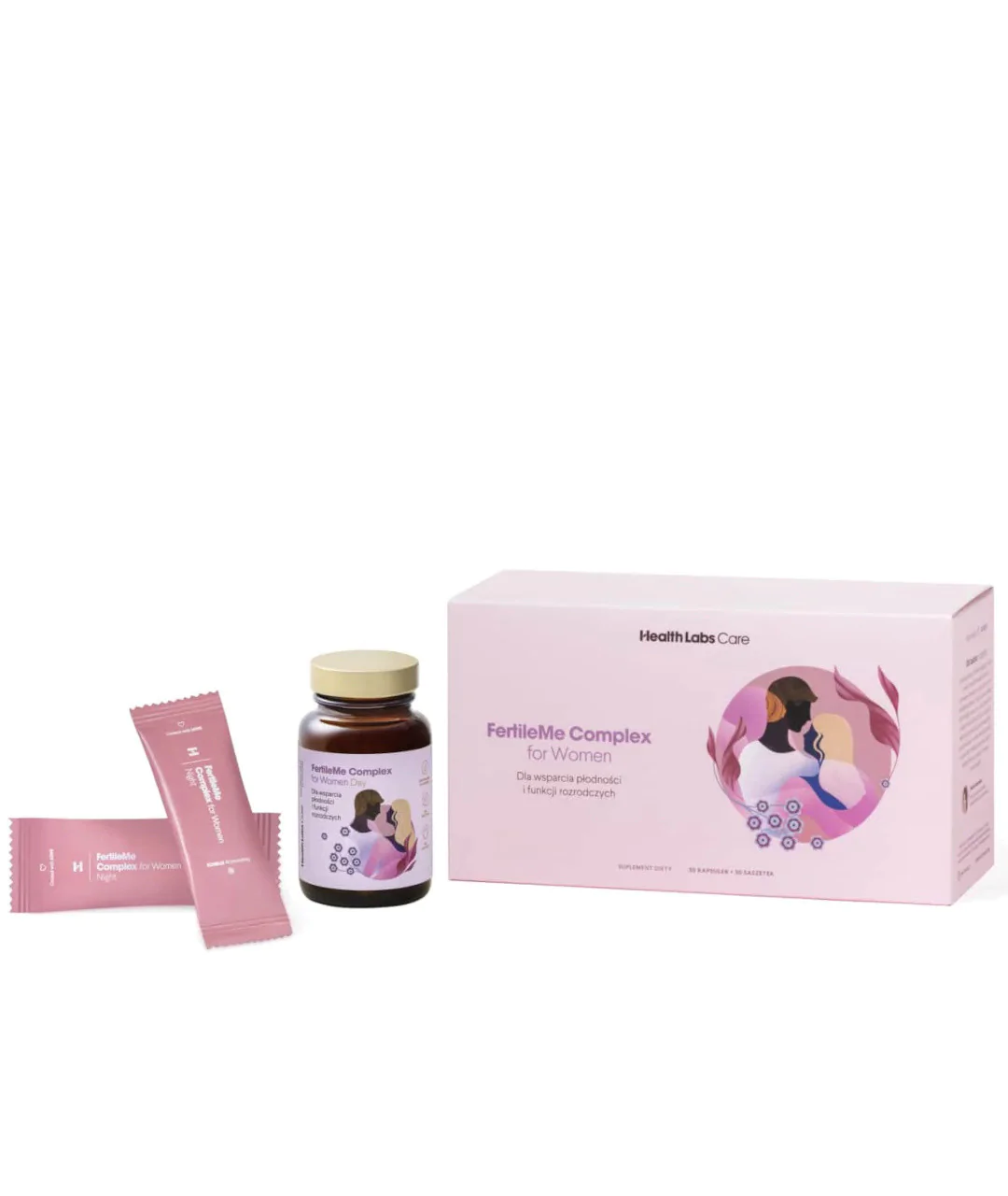 Suplement diety FertileMe Complex for Women 30 kapsułek i 30 saszetek