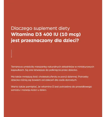 Suplement diety Witamina D3 400 IU (10 mcg) 50 szt. -  4