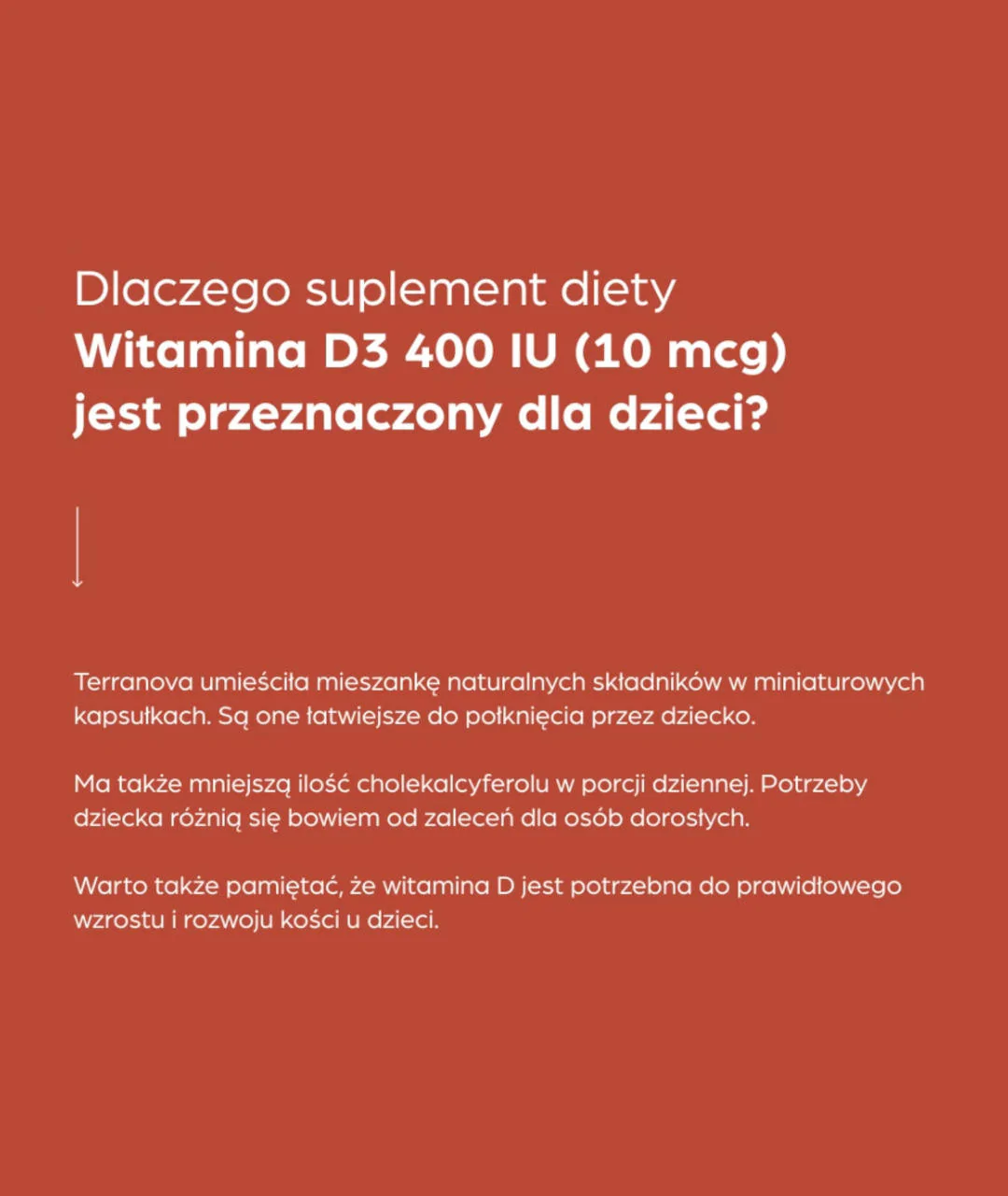 Suplement diety Witamina D3 400 IU (10 mcg) 50szt 4