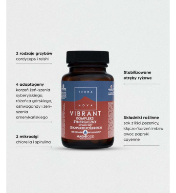Dietary supplement Vibrant Synergistic Complex 50 pcs. - Terranova 2