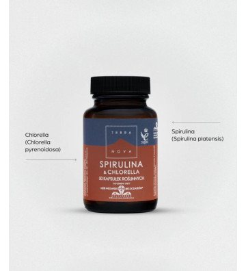 Suplement diety Spirulina & Chlorella 50 szt. - Terranova 2