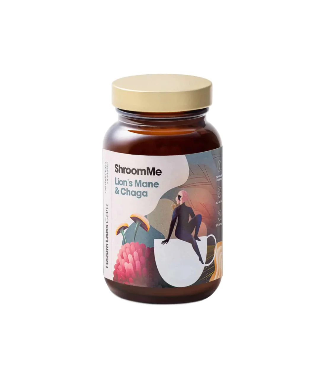 ShroomMe dietary supplement Lion's Mane & Chaga 45g ShroomMe dietary supplement Lion's Mane & Chaga 45g
