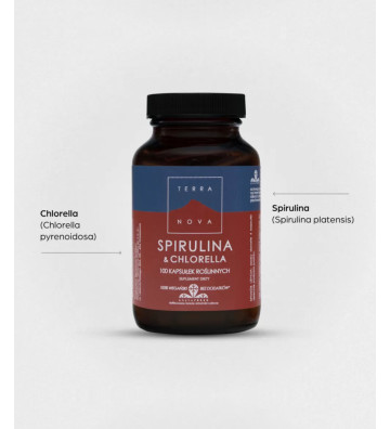 Spirulina & Chlorella Dietary Supplement 100 - Terranova 2