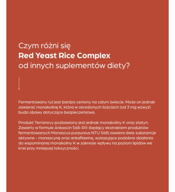 Suplement diety Red Yeast Rice Complex 50 szt. - Terranova 3