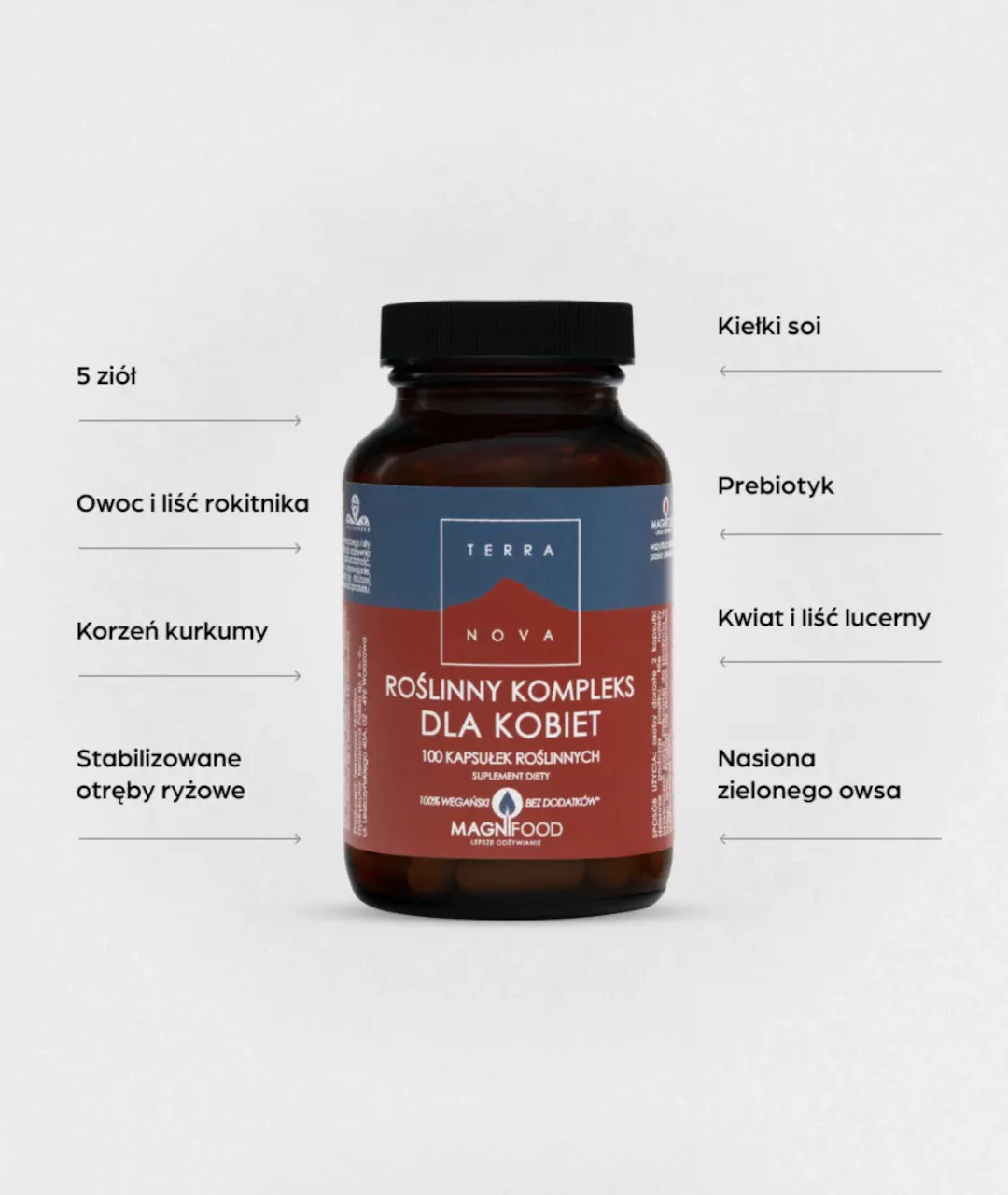 Dietary supplement plant complex for women 100 2