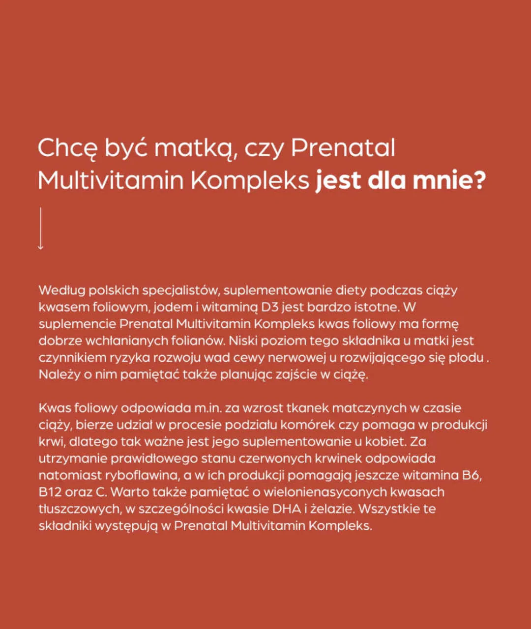 Dietary supplement Prenatal Multivitamin Complex 2.