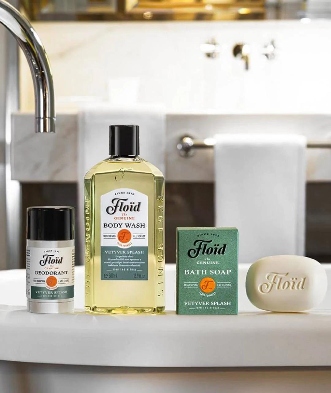 Vetyver Splash shower gel 500ml collection