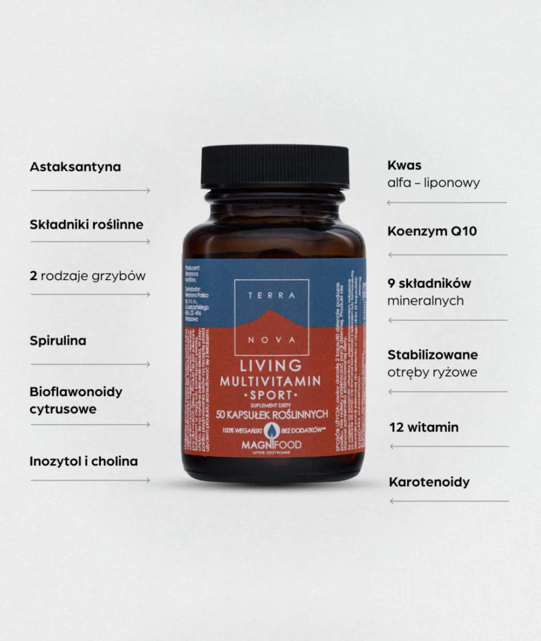 Dietary supplement Living Multivitamin Sport 50