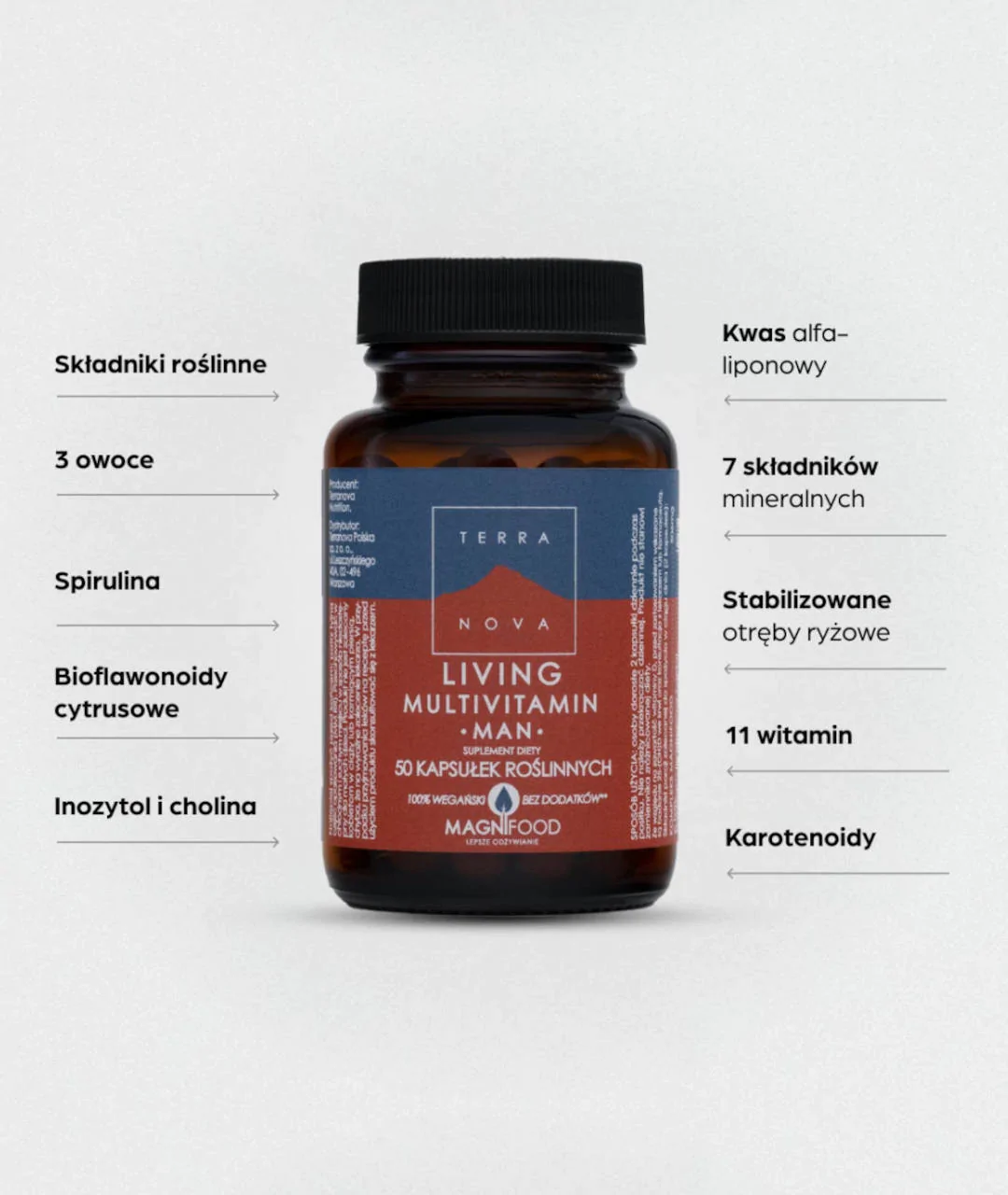 Suplement diety Living Multivitamin Man 50 2