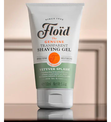 Żel do golenia tuba Vetyver Splash 150ml - Floid 2