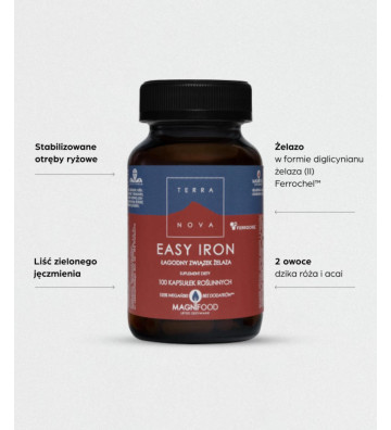 Dietary supplement mild iron Easy Iron 20 mg. 100 - Terranova 2