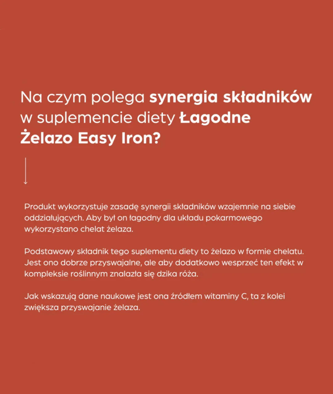 Dietary supplement mild iron Easy Iron 20 mg 1