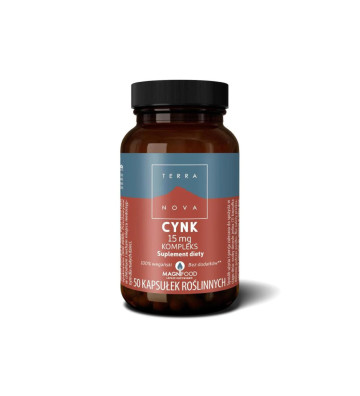Dietary supplement Zinc 15 mg Complex 50 - Terranova