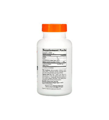 Kolagen typu 1 i 3 z Witaminą C 1000 mg 180 tabletek - Doctor's Best 2