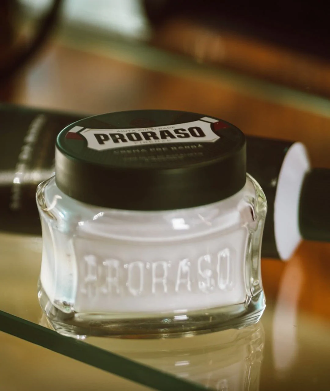 Krem przed goleniem - Orzeźwiająca, zielona linia 100ml zakręcone opakowanie