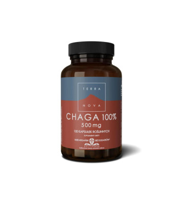Dietary supplement Chaga 100% 500 mg 100 - Terranova 1