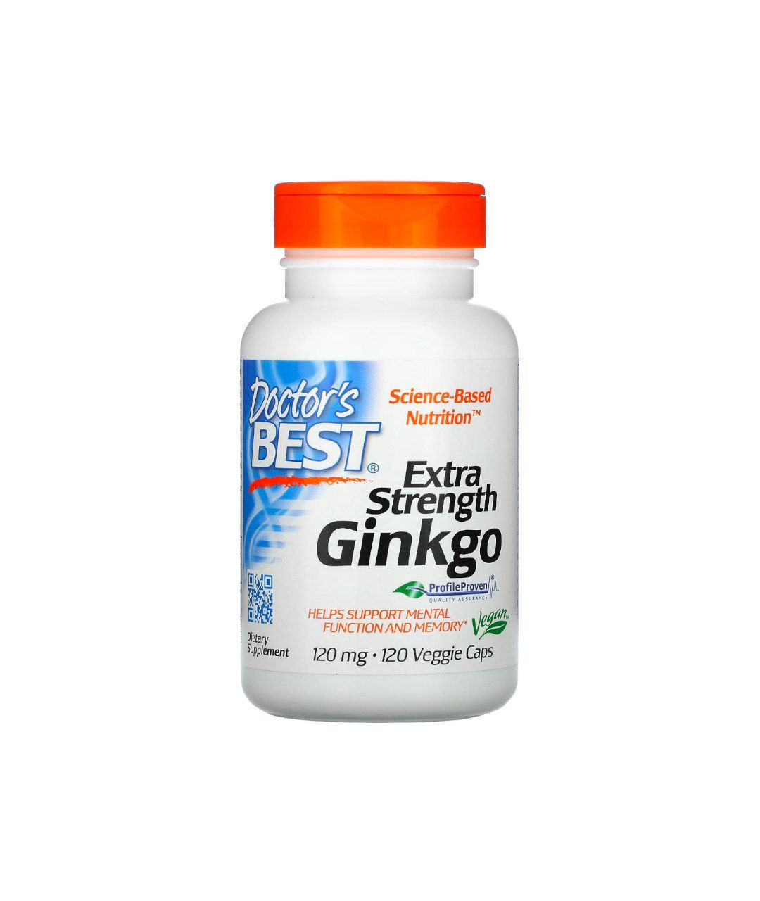 Extra potent Ginkgo biloba extract 120 mg 120 vegetarian capsules
