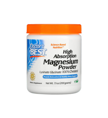 Highly absorbable Magnesium 200 mg in powder form - Doctor's Best 1