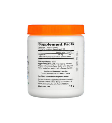 Highly absorbable Magnesium 200 mg in powder form - Doctor's Best 2