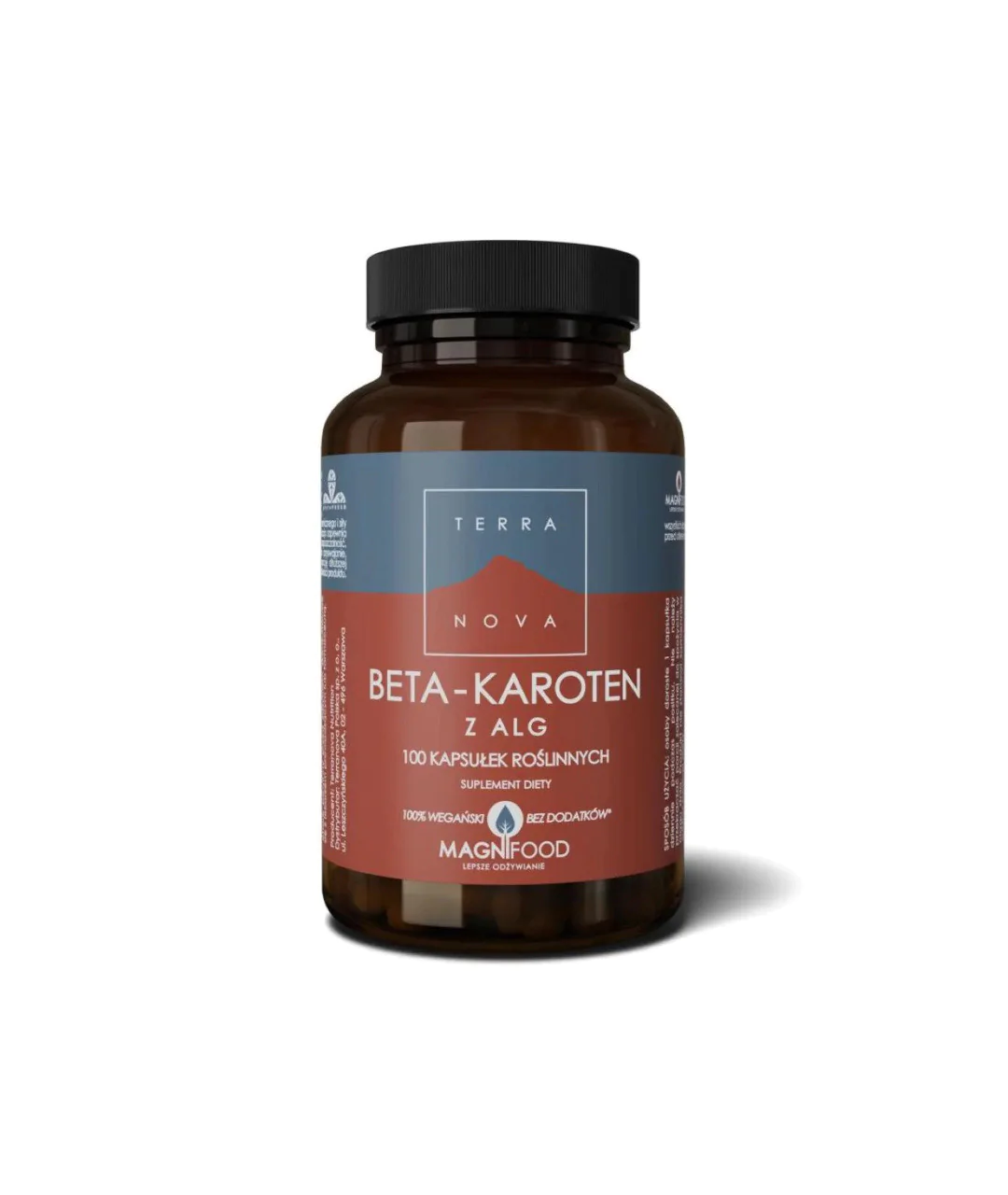 Dietary supplement Beta-Carotene from algae 100