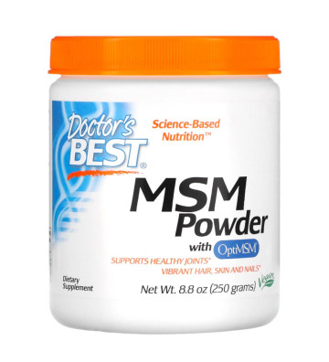 Organic sulfur MSM with OptiMSM Vegan technology in powder form - Doctor's Best 3