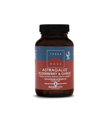 Suplement diety Astragalus Elderberry & Garlic 100 szt. - Terranova 1