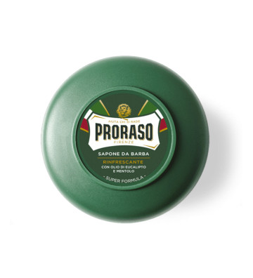 Mydło do golenia w tyglu - Orzeźwiająca, zielona linia 150ml - Proraso