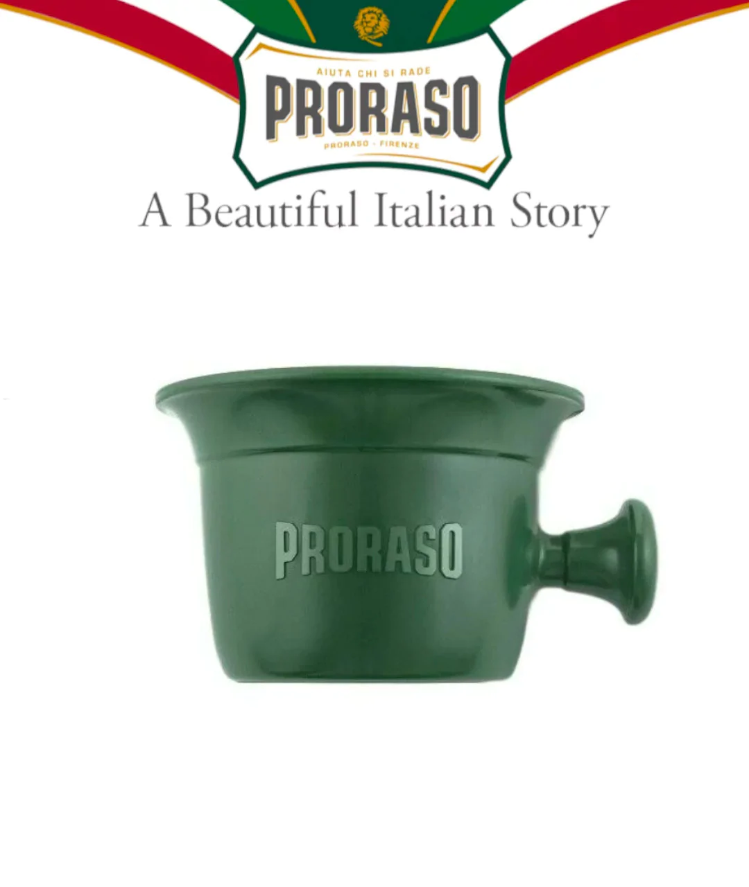 Shaving mug with logo