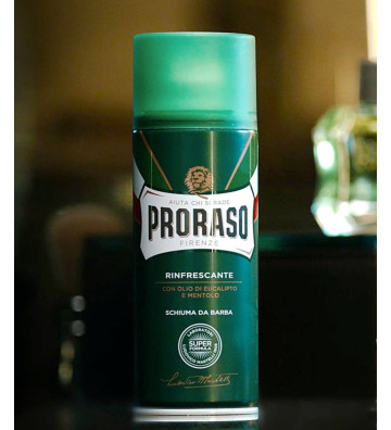 Pianka do golenia - Orzeźwiająca, zielona linia 300ml - Proraso 2