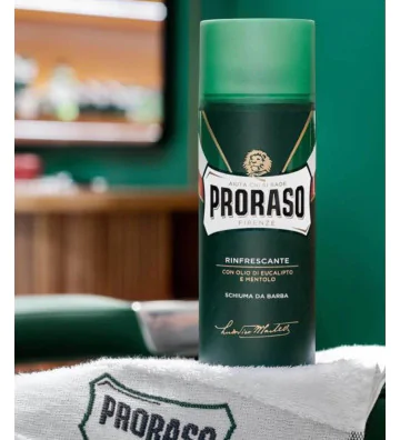 Pianka do golenia - Orzeźwiająca, zielona linia 300ml - Proraso 5