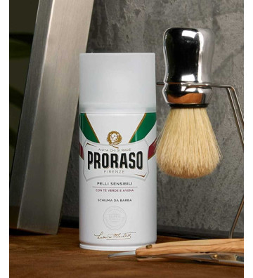 Shaving foam - for sensitive skin, white line 300ml - Proraso 2