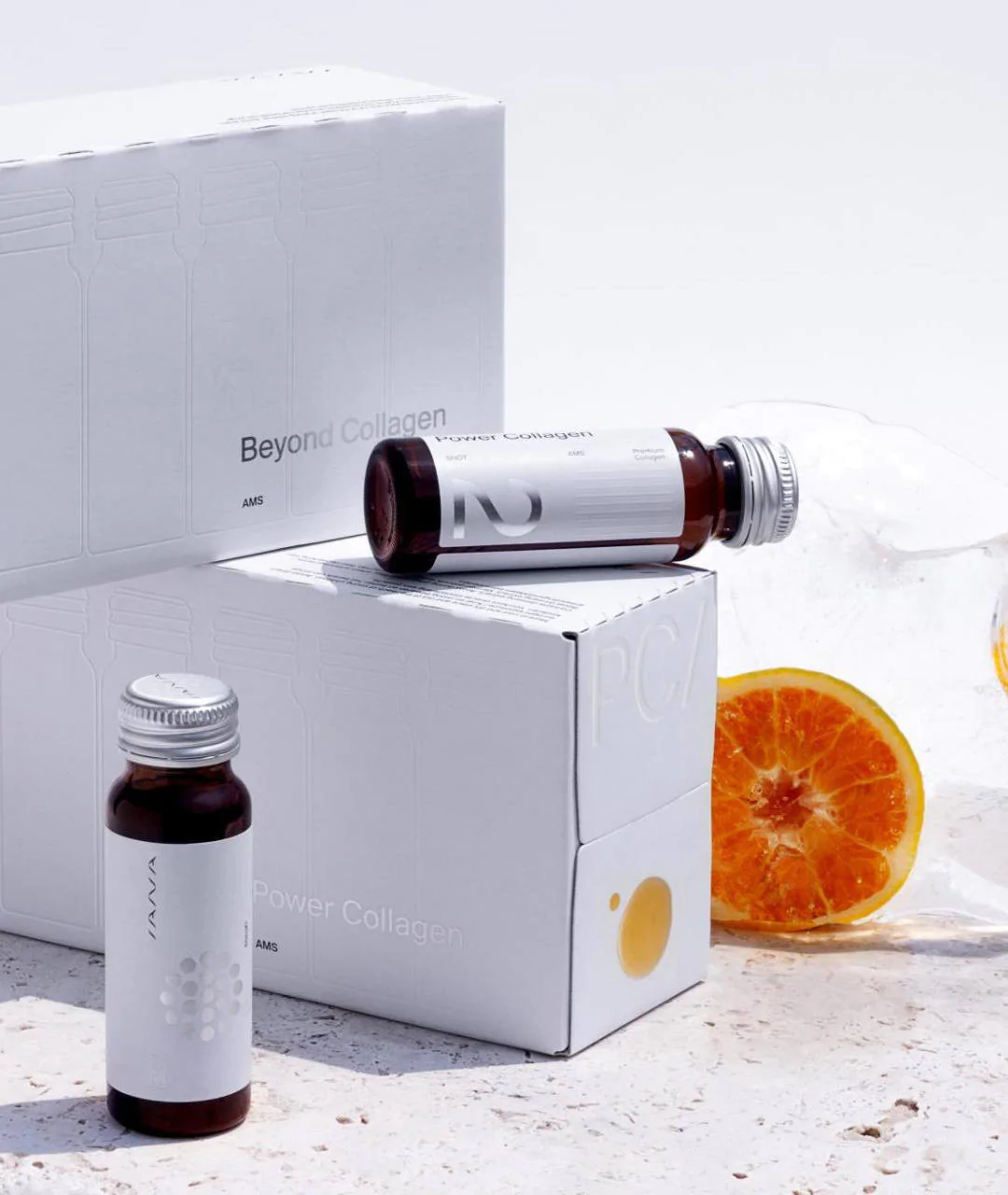 Beyond Collagen Shots (10x shots) 500 ml package from afar