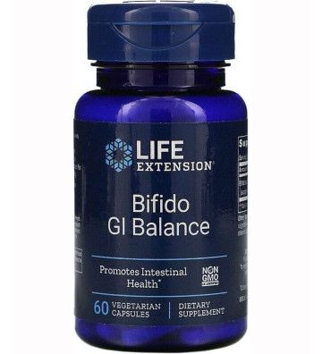 Bifido GI Balance - 60 kapsułek wegetariańskich - Life Extension 2
