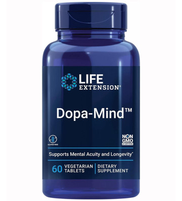 Dopa-Mind - 60 kapsułek wegetariańskich - Life Extension 2