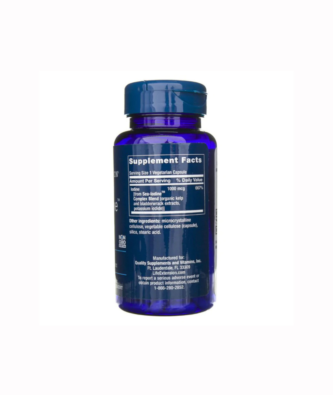 Sea Iodine, 1000 mcg 60 vegetarian capsules