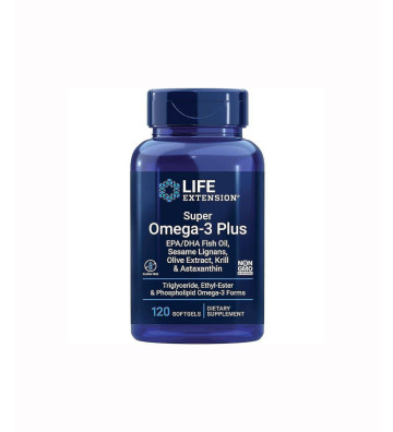 Super Omega-3 Plus - 120 soft capsules - Life Extension