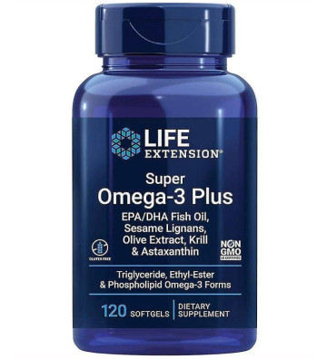 Super Omega-3 Plus - 120 kapsułek miękkich  opakowanie