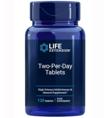 Two-Per-Day (Multiwitamina) - 120 tabletek - Life Extension 2
