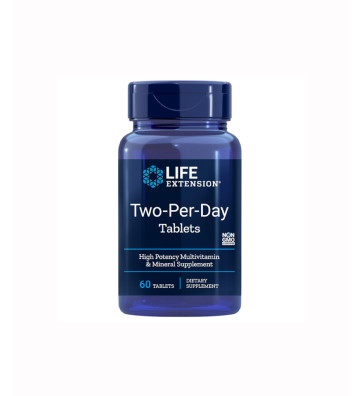 Two-Per-Day (Multivitamin)- 60 tablets. - Life Extension 1