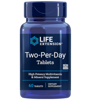 Two-Per-Day (Multiwitamina)- 60 tabletek - Life Extension 2