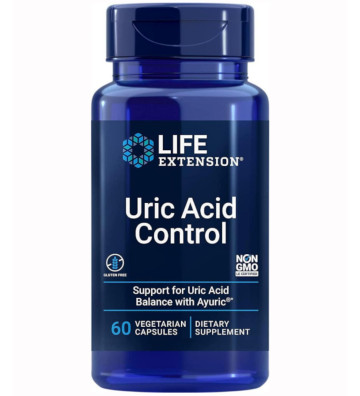 Uric Acid Control - 60 capsules vegetarian package